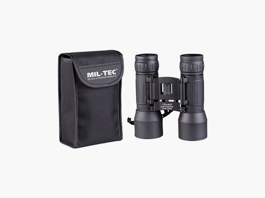 BINOCOLO – MIL-TEC – 10×42 COLLAPSIBLE Nero