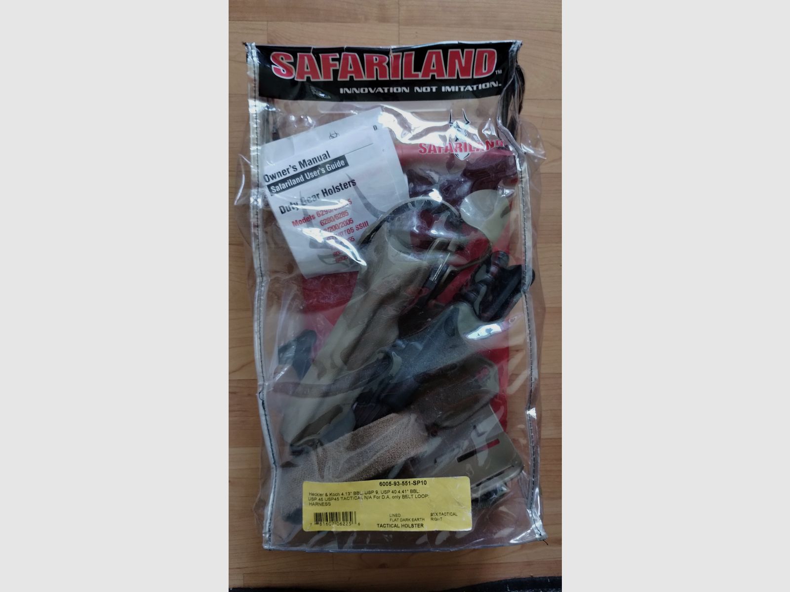 Safariland "STX Tactical" 6005-SP10 mit Gürtelaufnahme