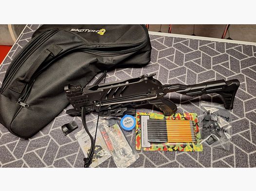 Pistol crossbow "Snake Hunter" 7-shot magazine/red dot/bag-NEW!