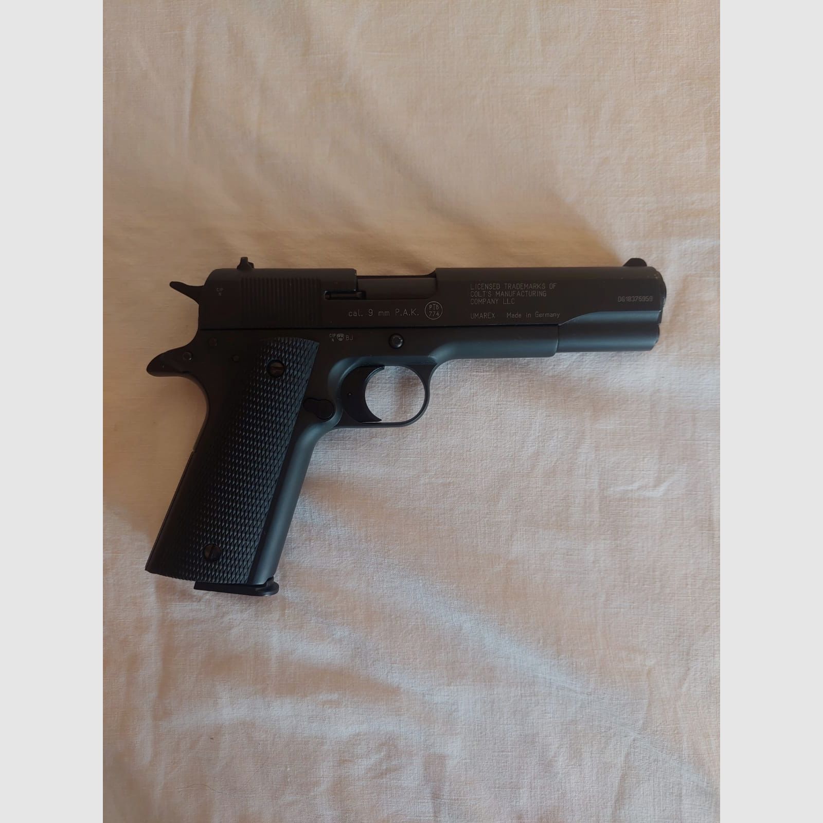 Colt Government 1911 geblauwde 9mm P.A.K Umarex VB