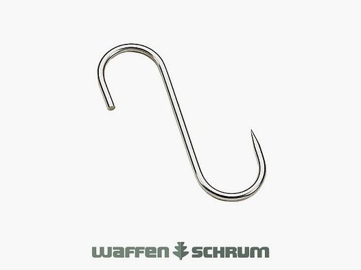 S-Haken 160x8mm Edelstahl - bis 100kg