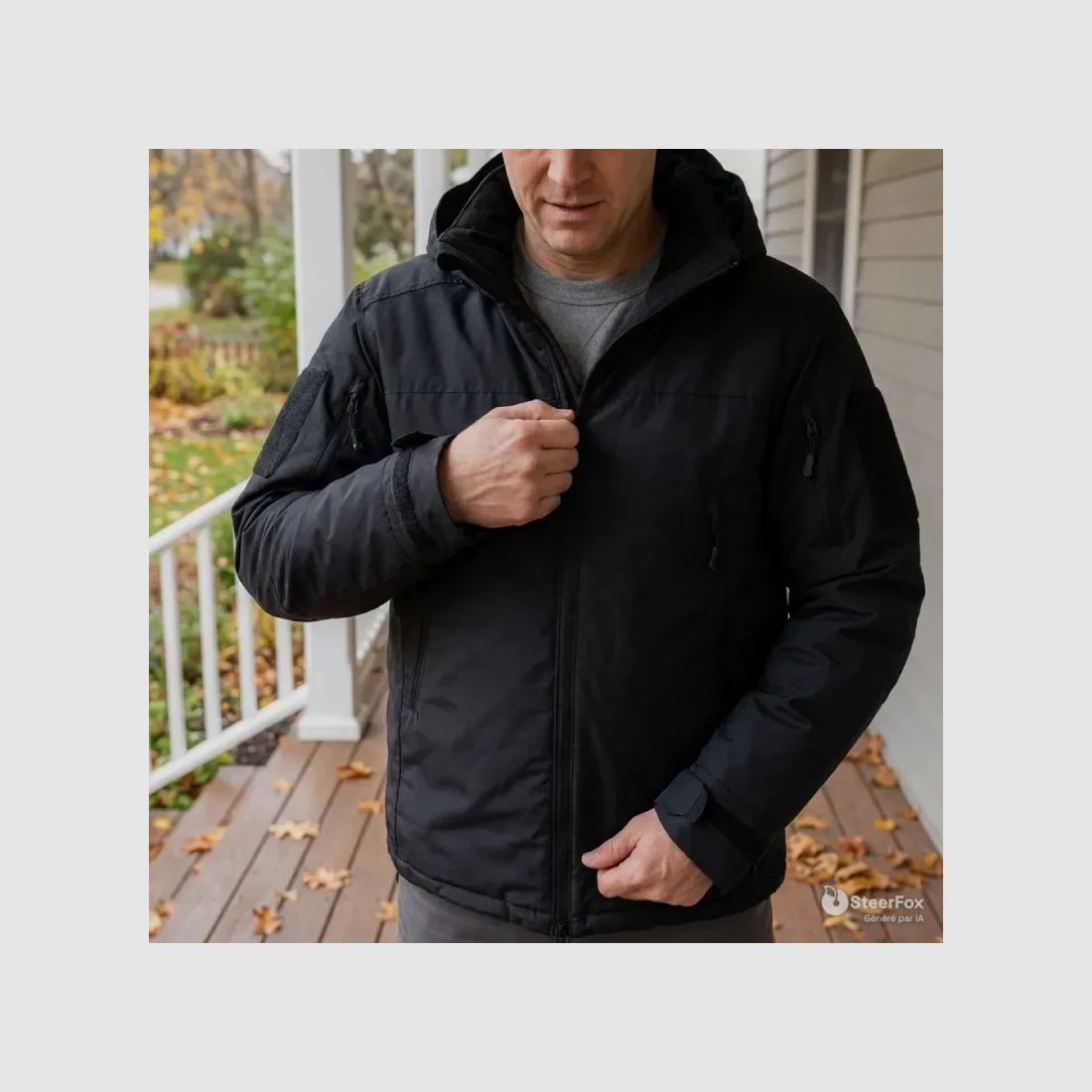 Hardshell Parka XMF 200 A10® Mann - Zwart, afbeelding 1 van 14