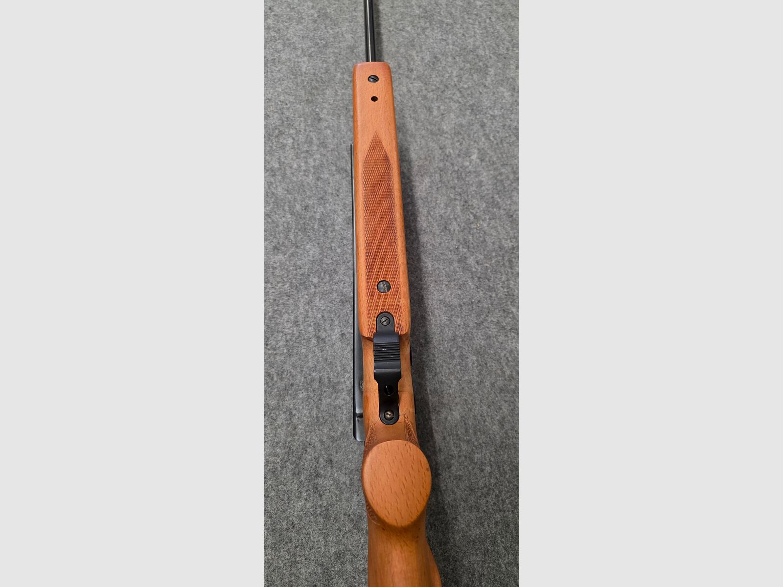 Im seltenen Holzschaft Monte Carlo Haenel Seitenspanner Mod. 312  mit Diopter im  guten Zustand cal. 4,5mm Diabolo