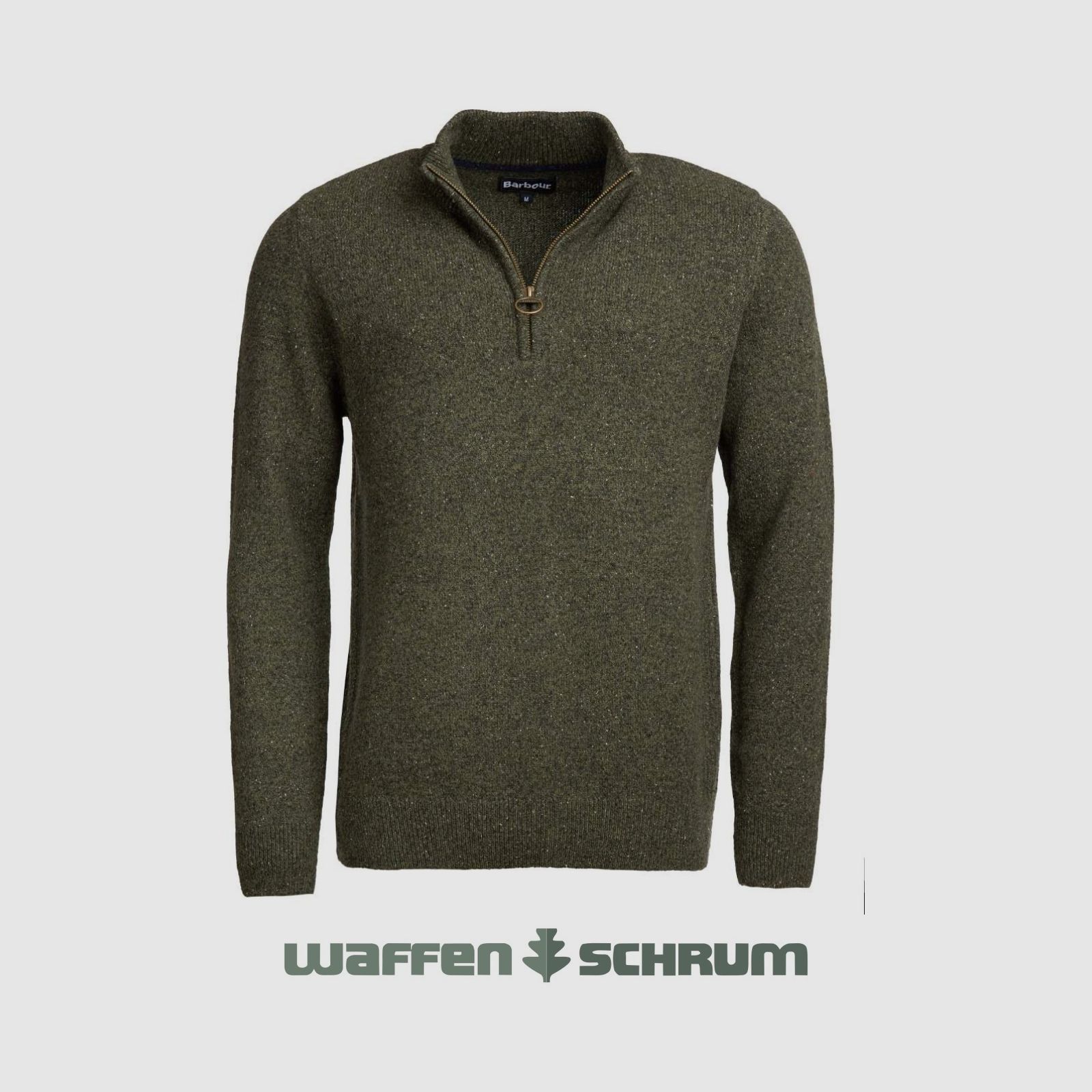 Barbour Troyer Essential Tisbury Half Zip Ciemna Wodorostowa