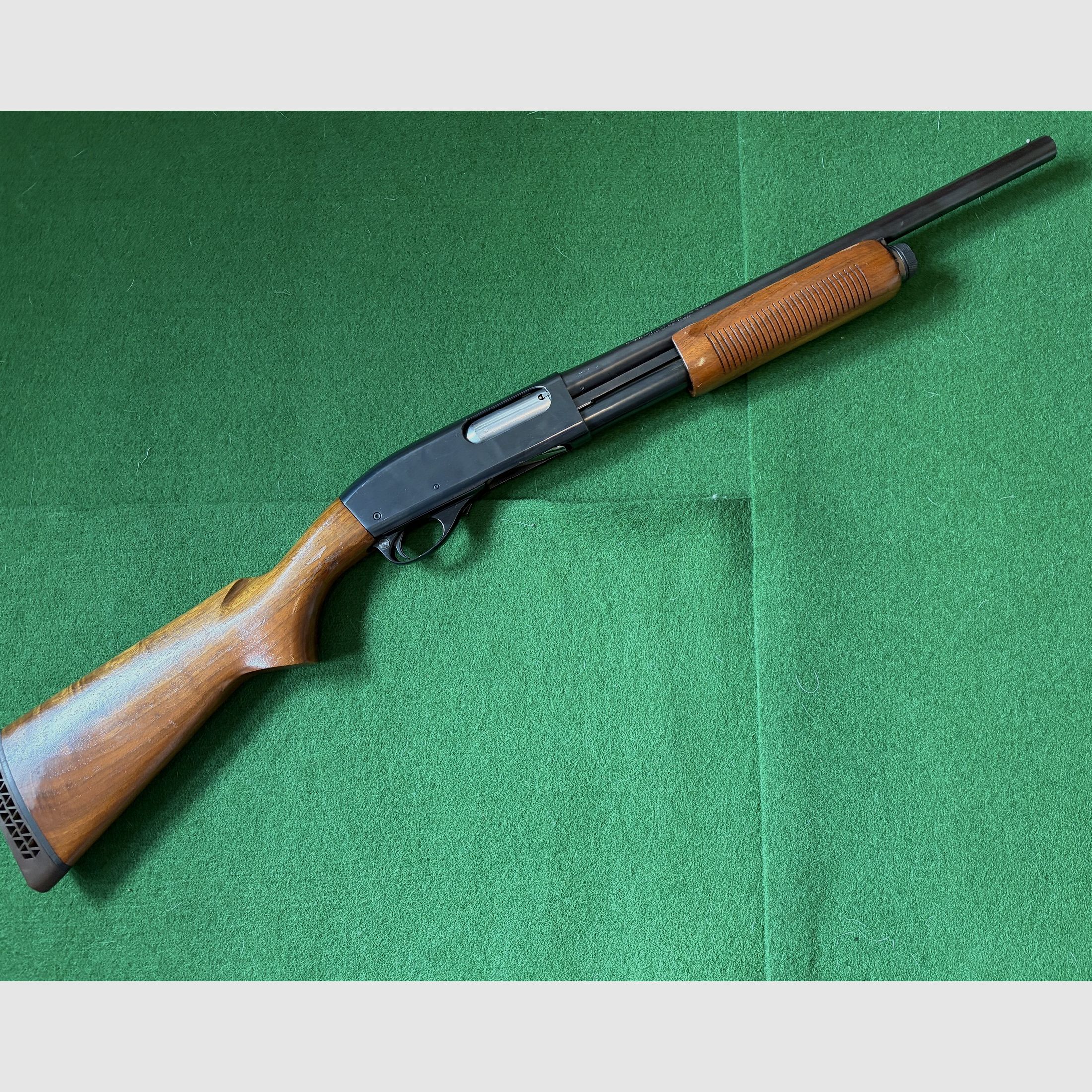 Remington fore-end pump-action shotgun, 12/70, image 1 sur 2