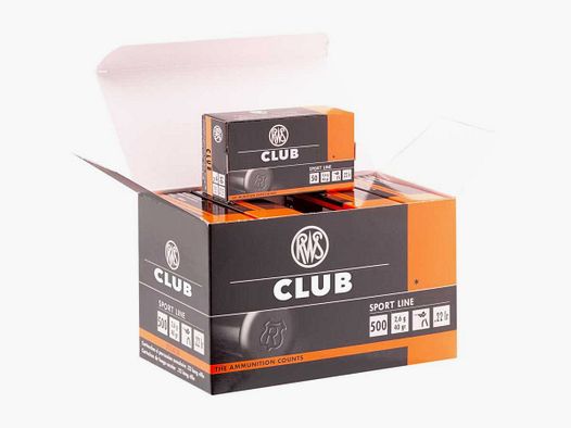 Cartouches .22 LR RWS Club - RWS Club x500
