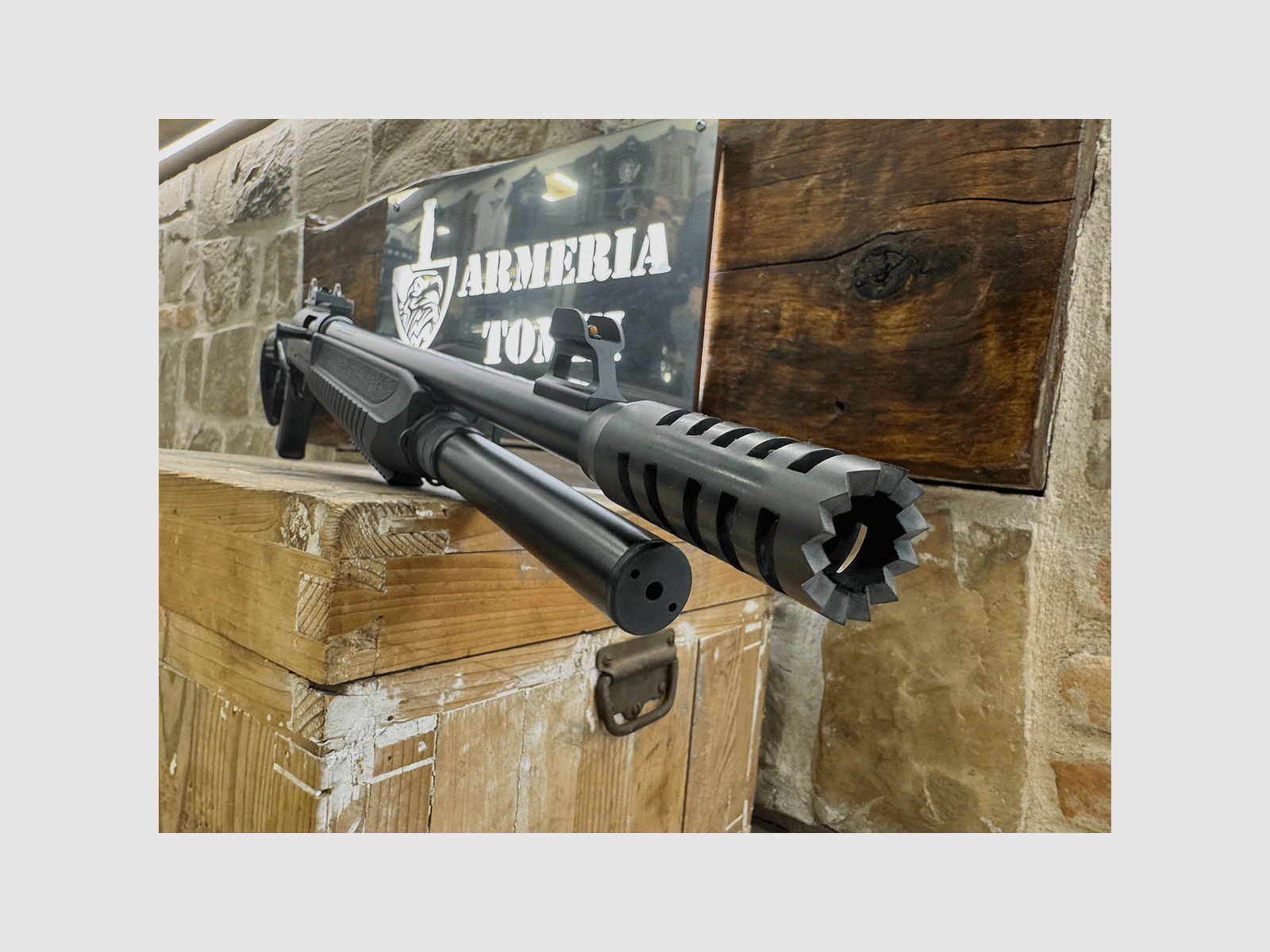 GEBRAUCHT – SEMIAUTOMATISCHES GEWEHR – FABARM MOD. S.A.T. 8 Kal. 12, Bild 4 von 7