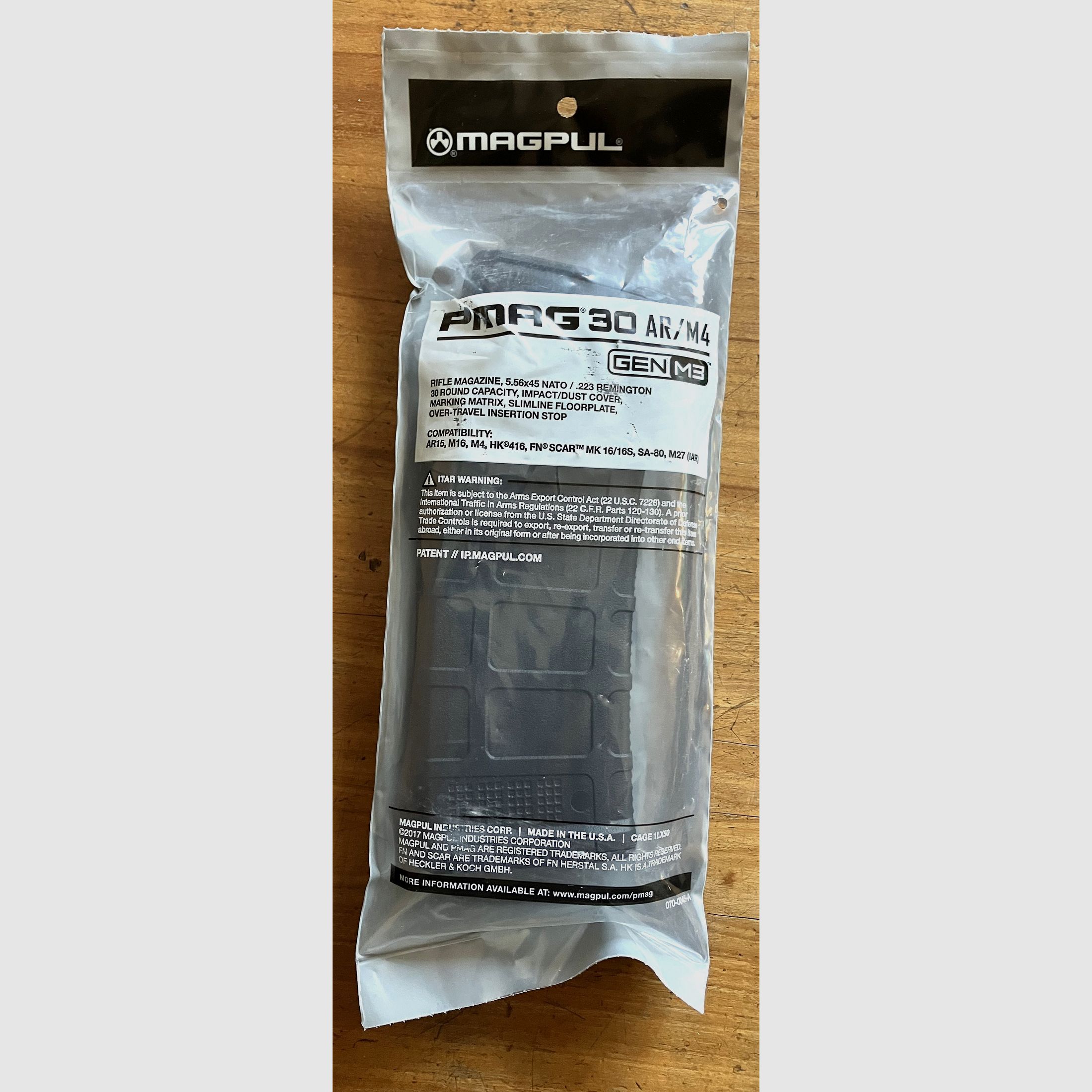 MAGPUL PMAG AR-15 30 Schuss Magazin - Verkauf innerhalb der Bundesrepublik Deutschland nur an Inhaber einer BKA-Ausnahmegenehmigung!