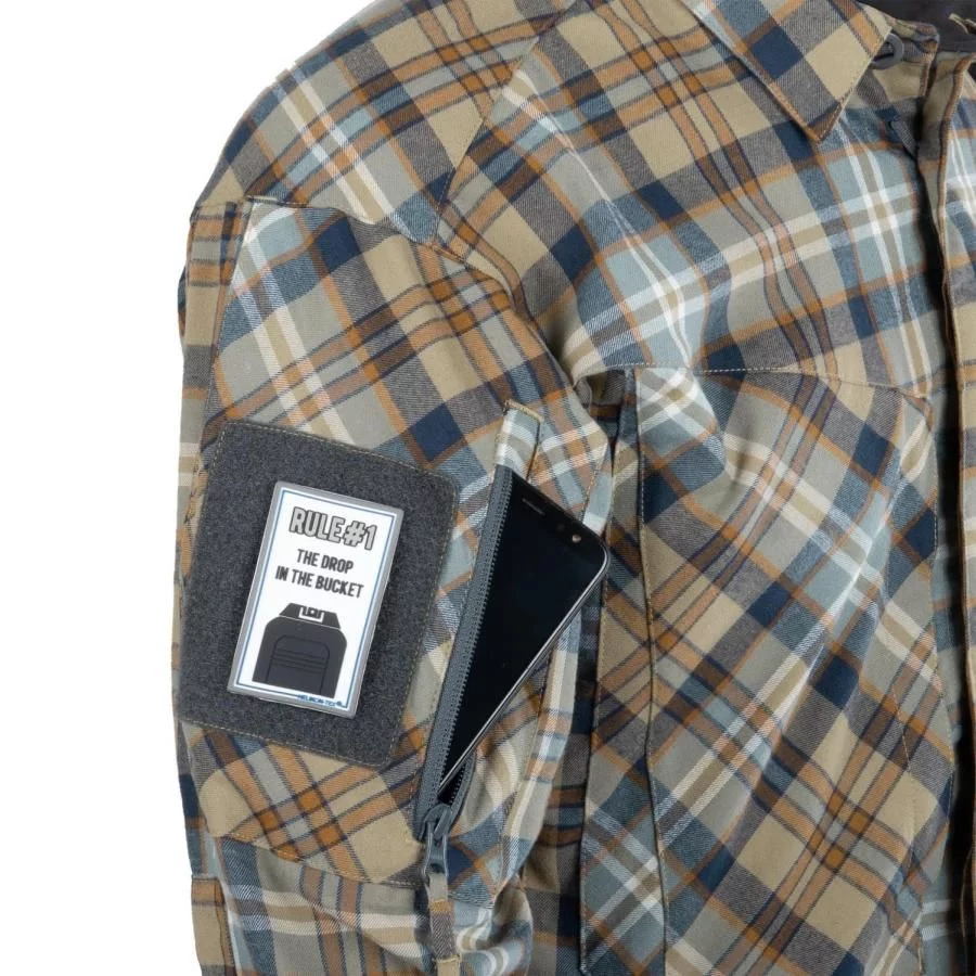 Helikon MBDU-flanellen overhemd Nylon 66-mix Ginger Plaid (KO-MBD-PO-P2), afbeelding 16 van 20