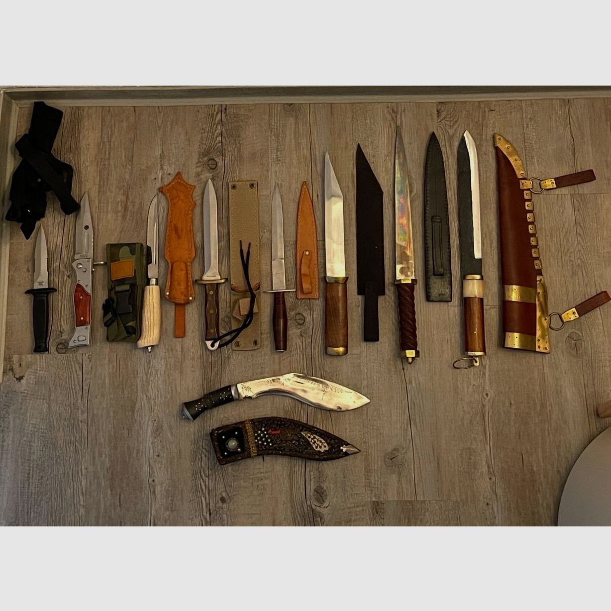 Konvolut verschiedener Messer