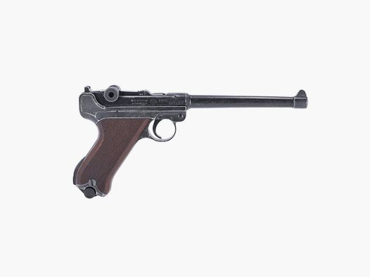 ME-Sportwaffen ME Mod. P 04 Kal. 9 mm P.A.K antik-look Holzgriff Schreckschus...