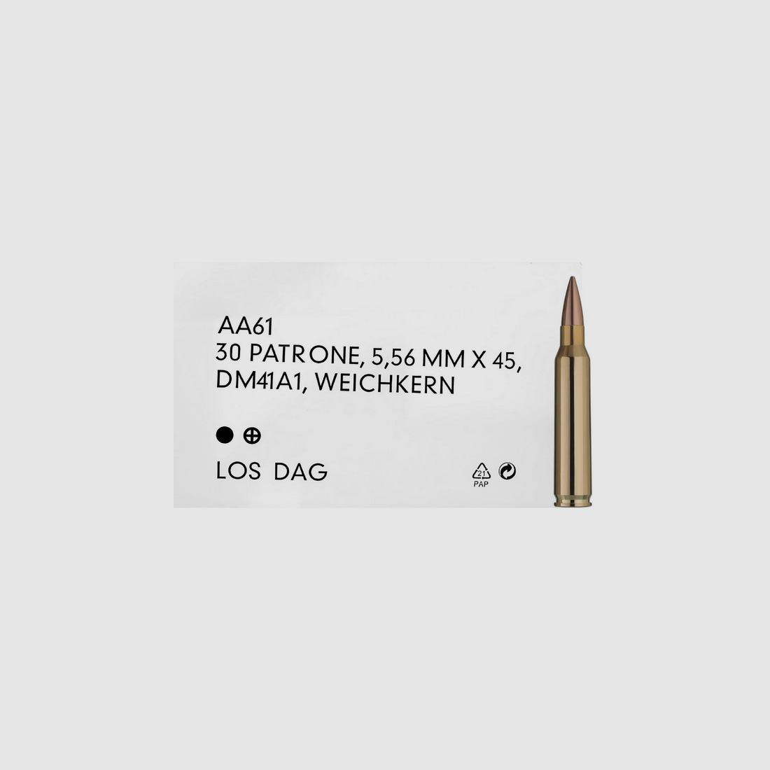 amunicja RWS DM41A1 5,56x45mm FMJ 62gr