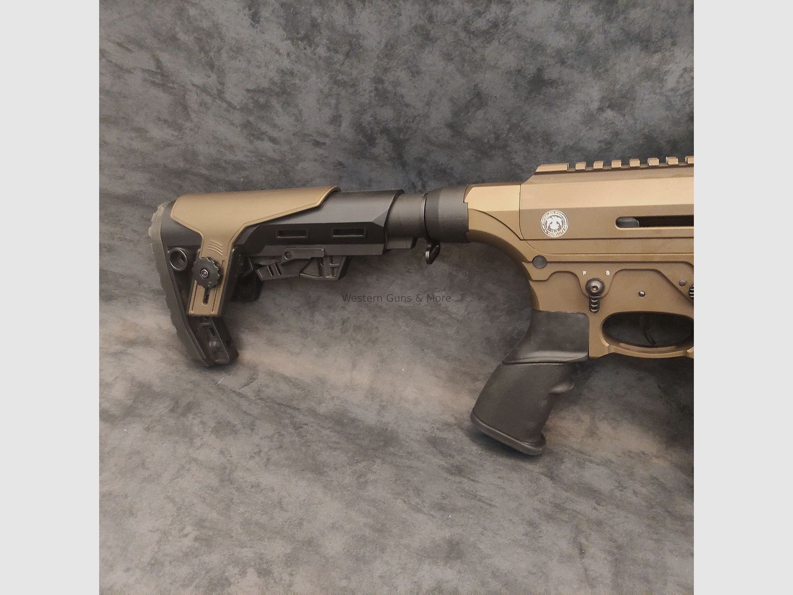 Huglu SLF HUGLU XR-7, Cal.12/76 in Bronze + DOT Falke LE