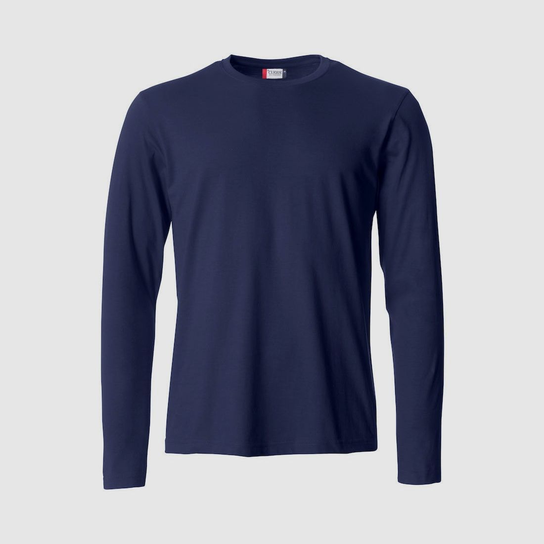 Clique Langarmshirt Herren Marineblau - 3XL