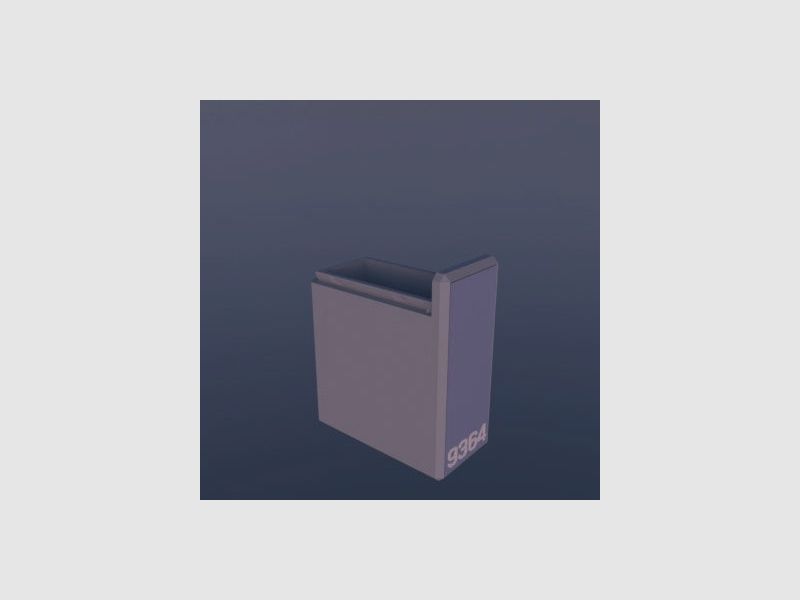 Filamelt munitiekist / 9.3x64 Brenneke / 'schuifdeksel' / patroonbox, munitiekist
