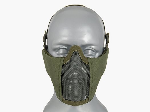 Half Face Mesh Mask 2.0 - Olive [WOSPORT]