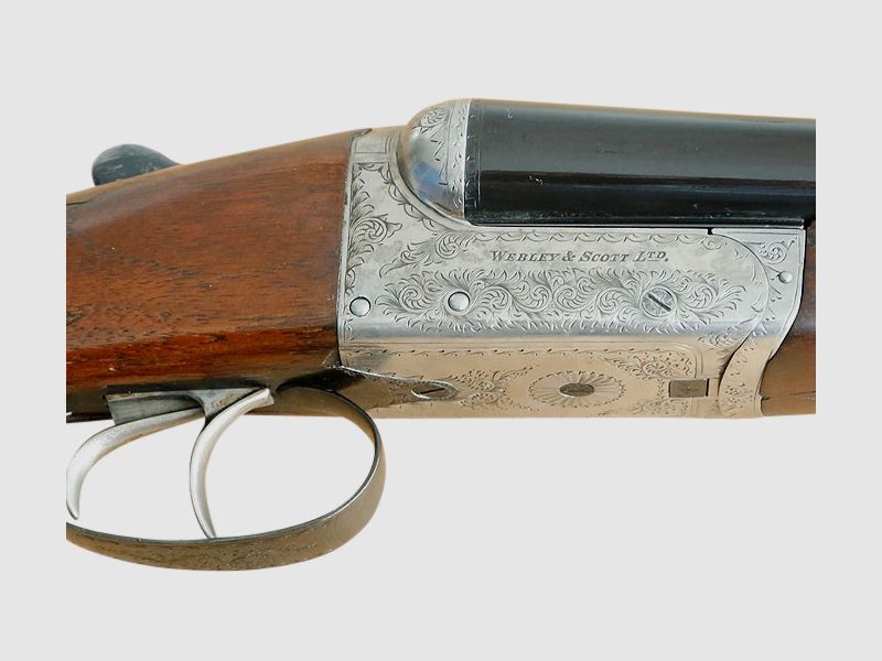 Podwójna strzelba Webley & Scott, kal. 12/65