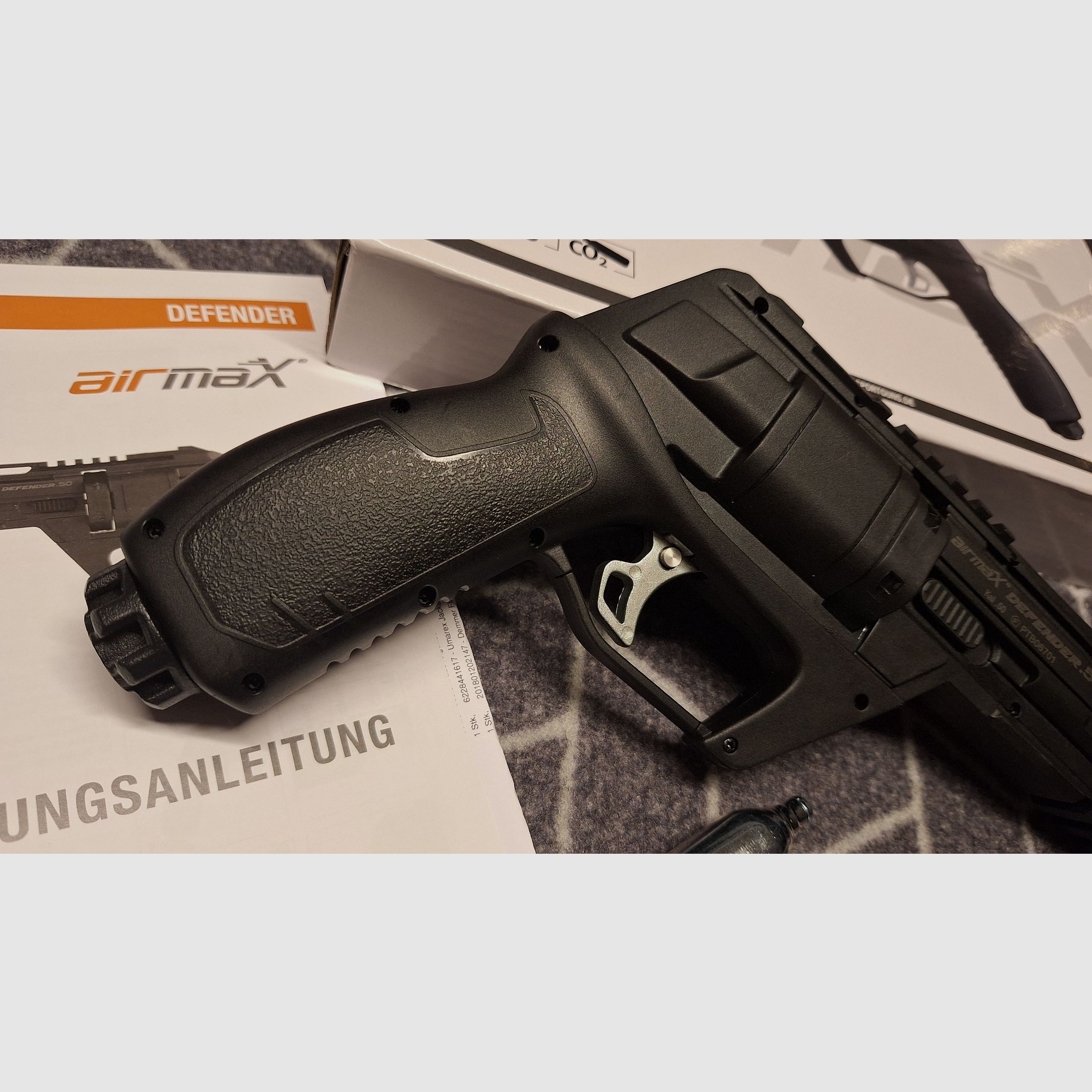 AirmaX Defender Co2-Revolver cal .50 Defense