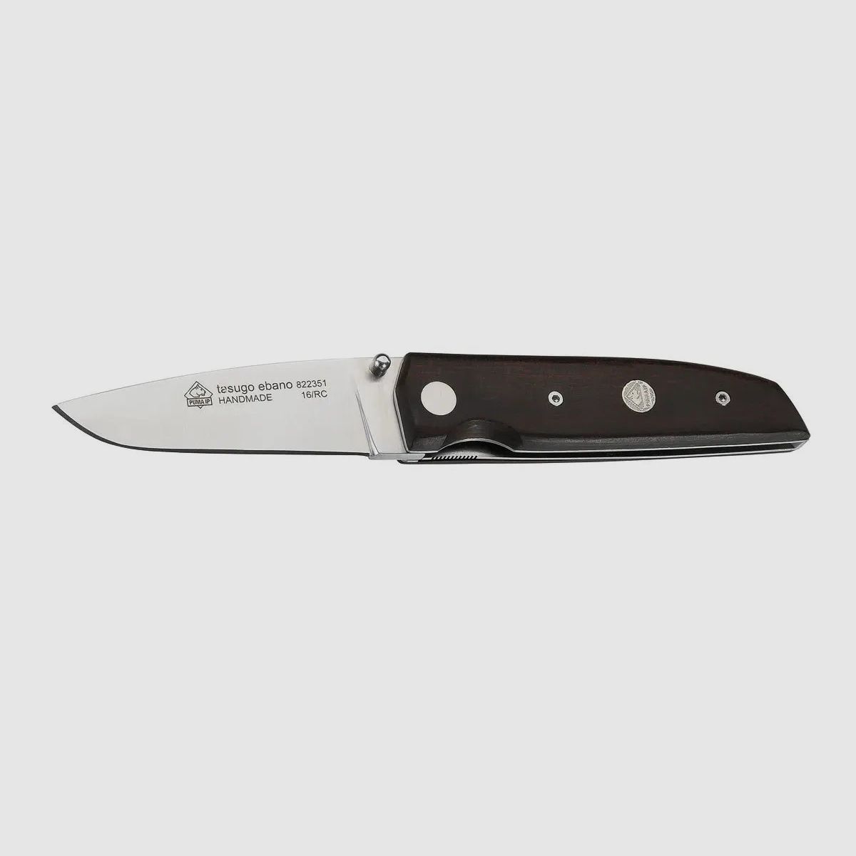 PUMA IP tasugo ebano, cuchillo plegable