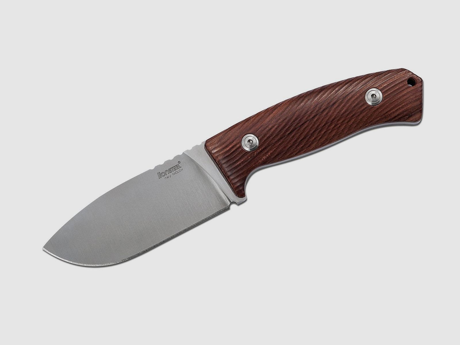 Hunting M3 Santos Wood Jagdmesser mit Lederscheide