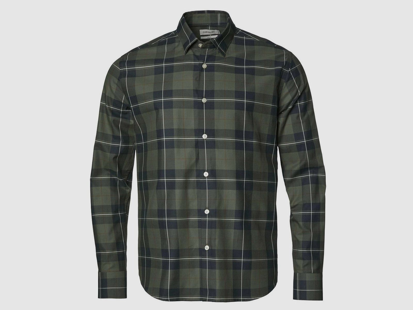 Chevalier Hemd Limefield  Chevalier Check Dark