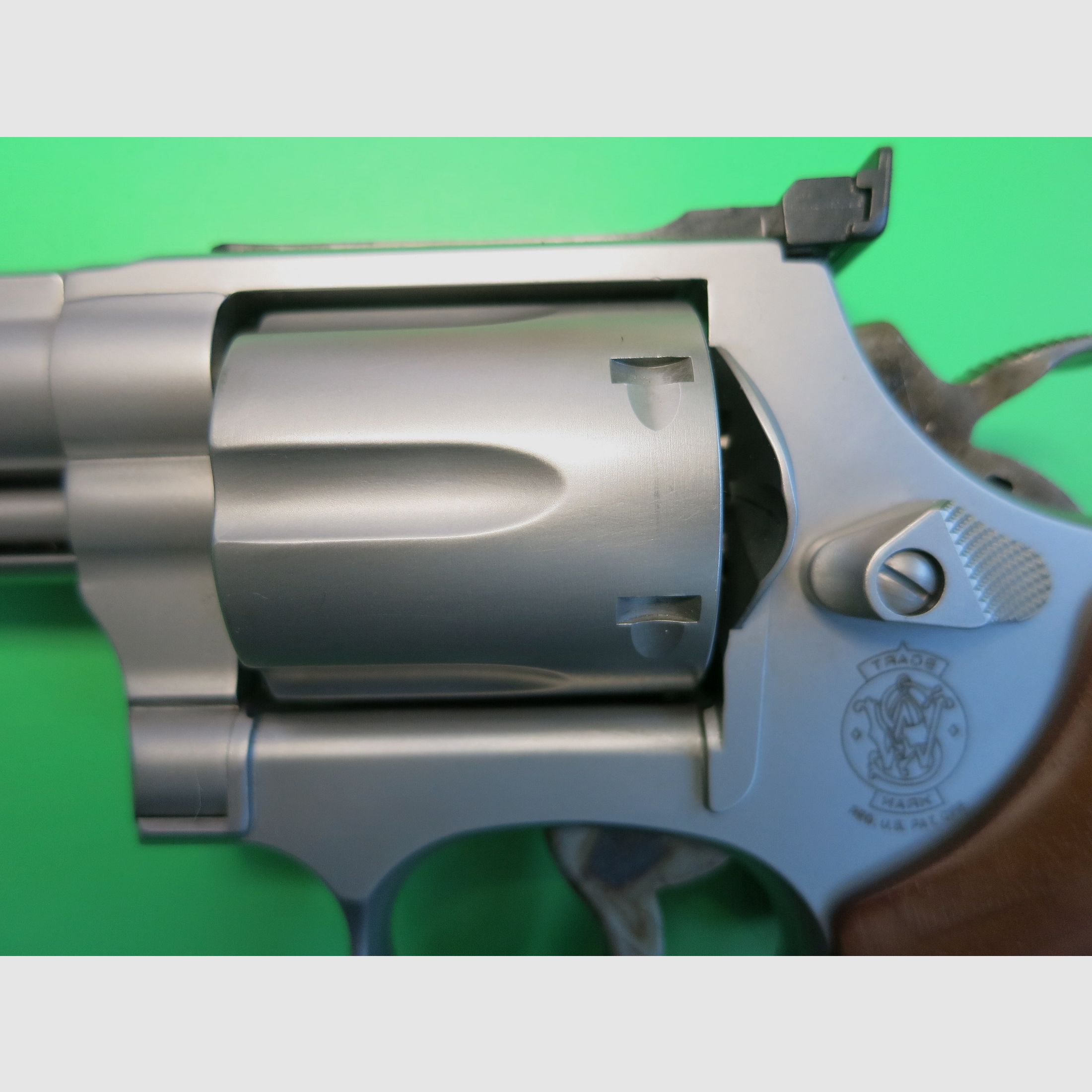 Revolver, SMITH&WESSON, Mod. 686-5 Target Champion, .357 Magnum, 6" loop, roestvrij staal versie, Nill-grip    #16