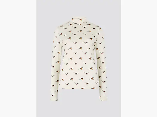 Dubarry Reynolds Dames Mock Neck Top, cream