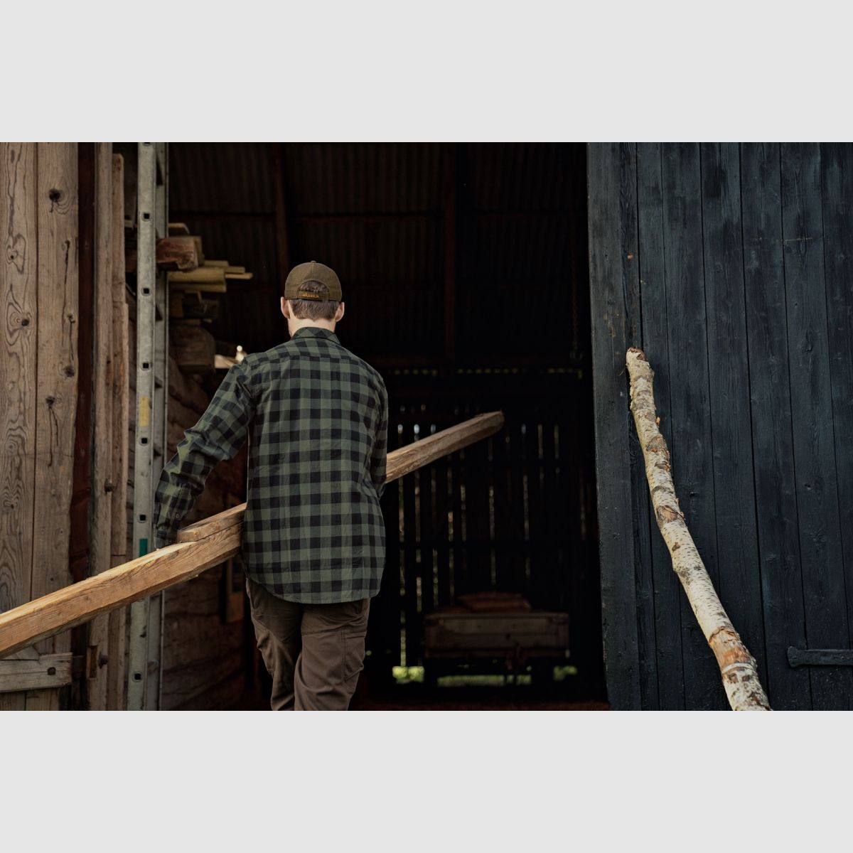 HÄRKILA Scandinavien L/S Hemd Green Check