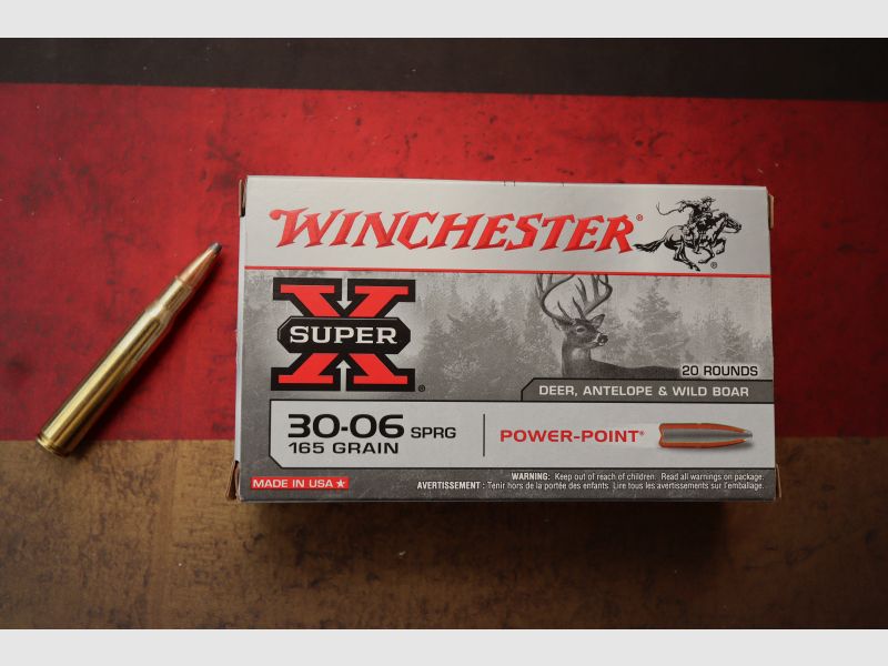 WINCHESTER .30-06Sprg. Power-Point Teilmantel 10,7g/165grs.