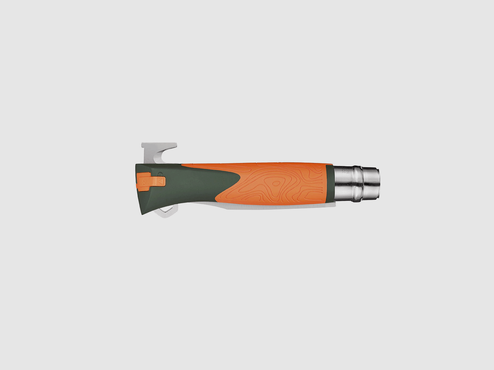 Couteau – OPINEL – EXPLORE N°12 INOX avec tire-tiques « Orange », image 2 sur 4