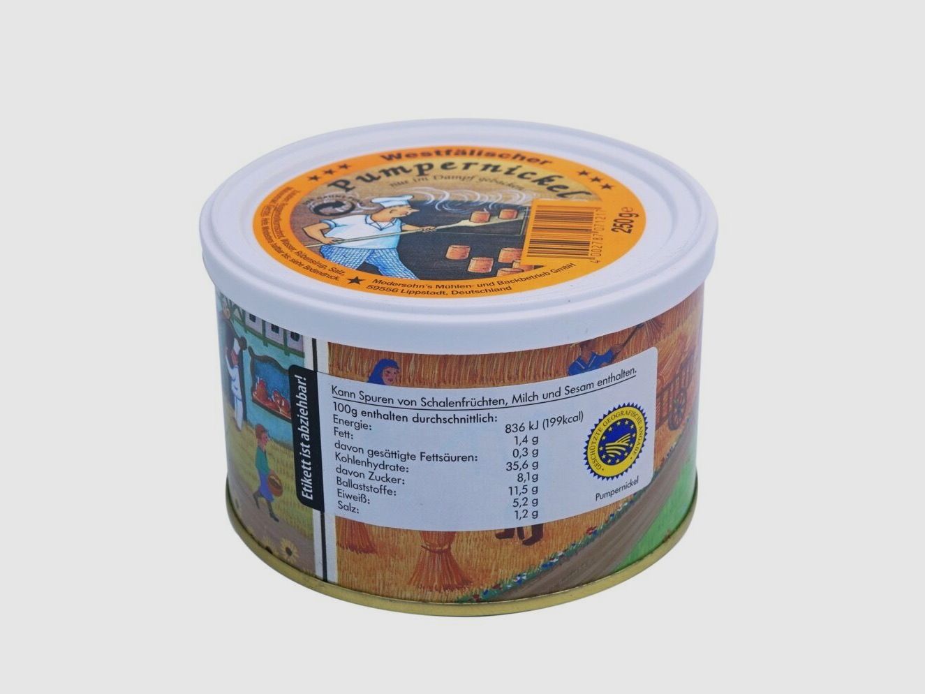 TREK'N EAT Blikbrood Pumpernickel 250g