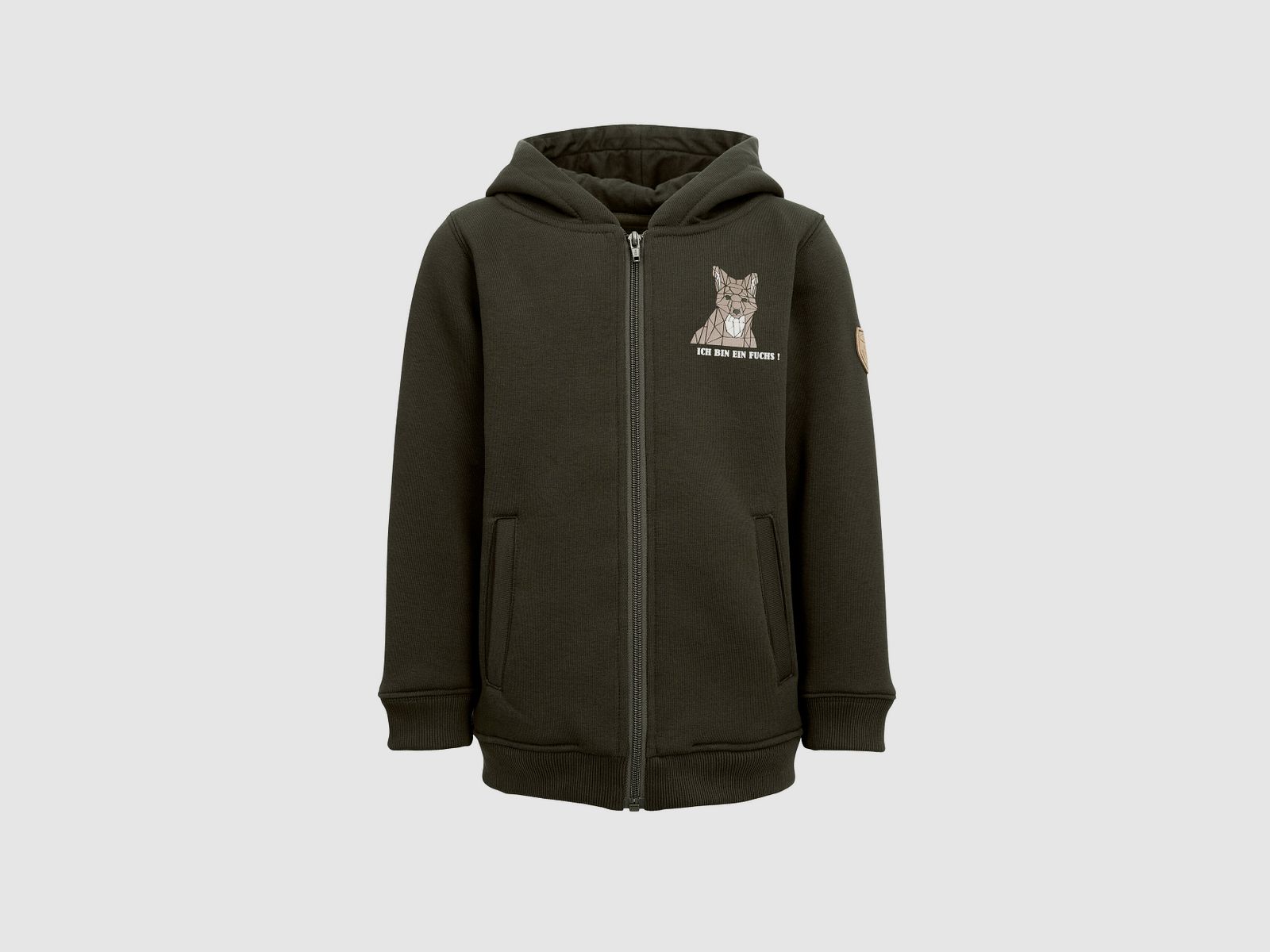 Hubertus Sweatjacke Ich bin ein Fuchs