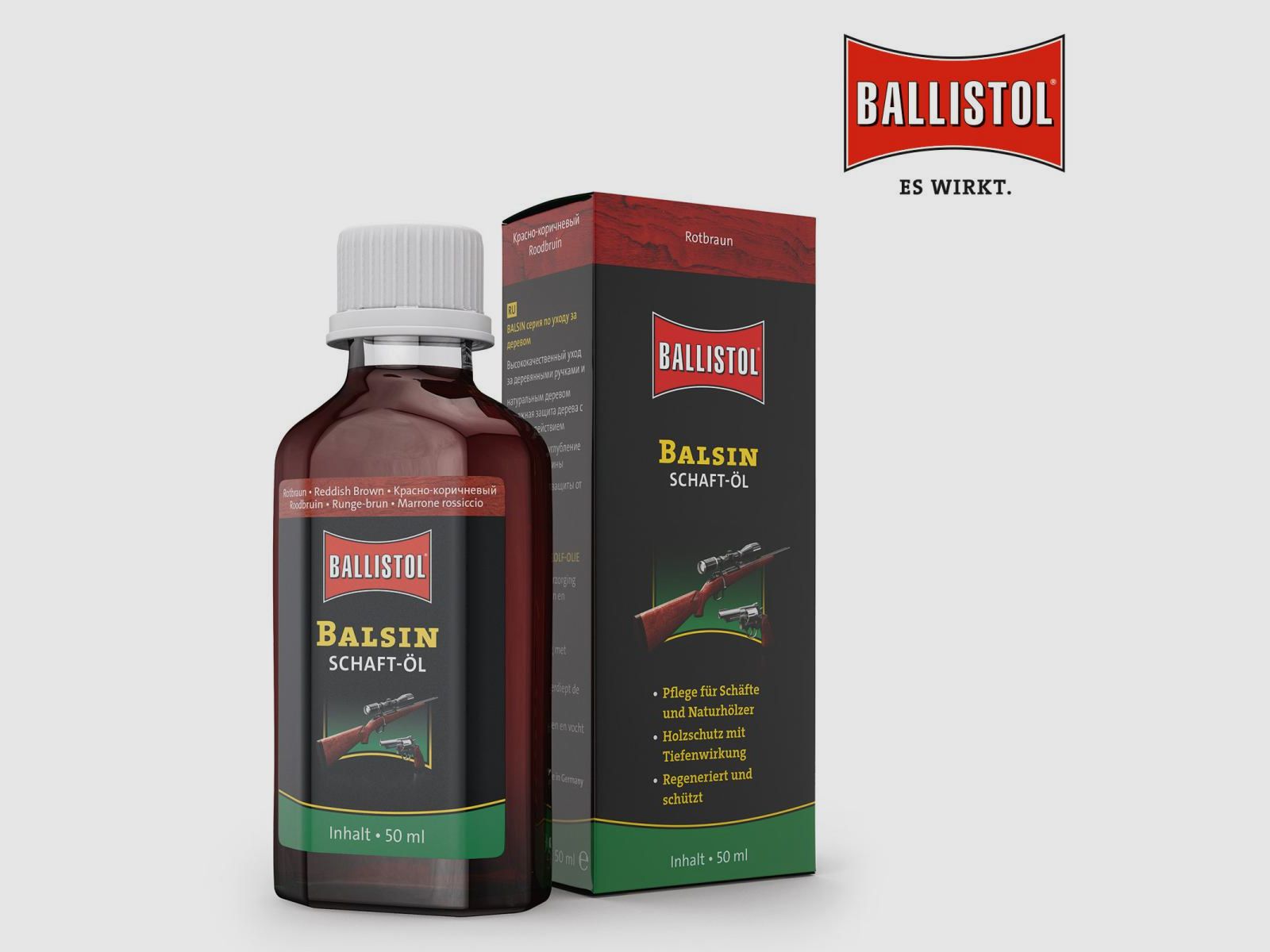 BALSIN Schaftöl rotbraun 50ml