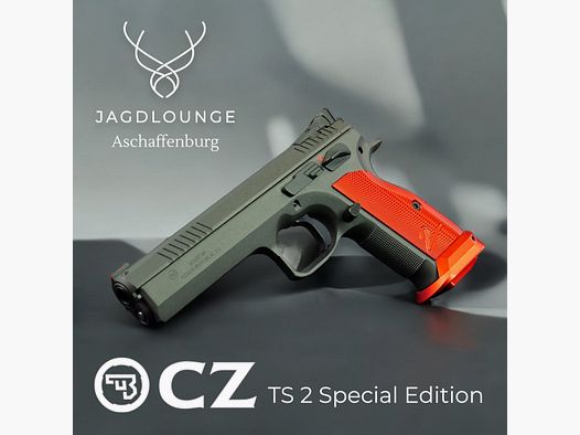 CZ TS2 Kobaltgrijs / Rode Editie 9x19mm