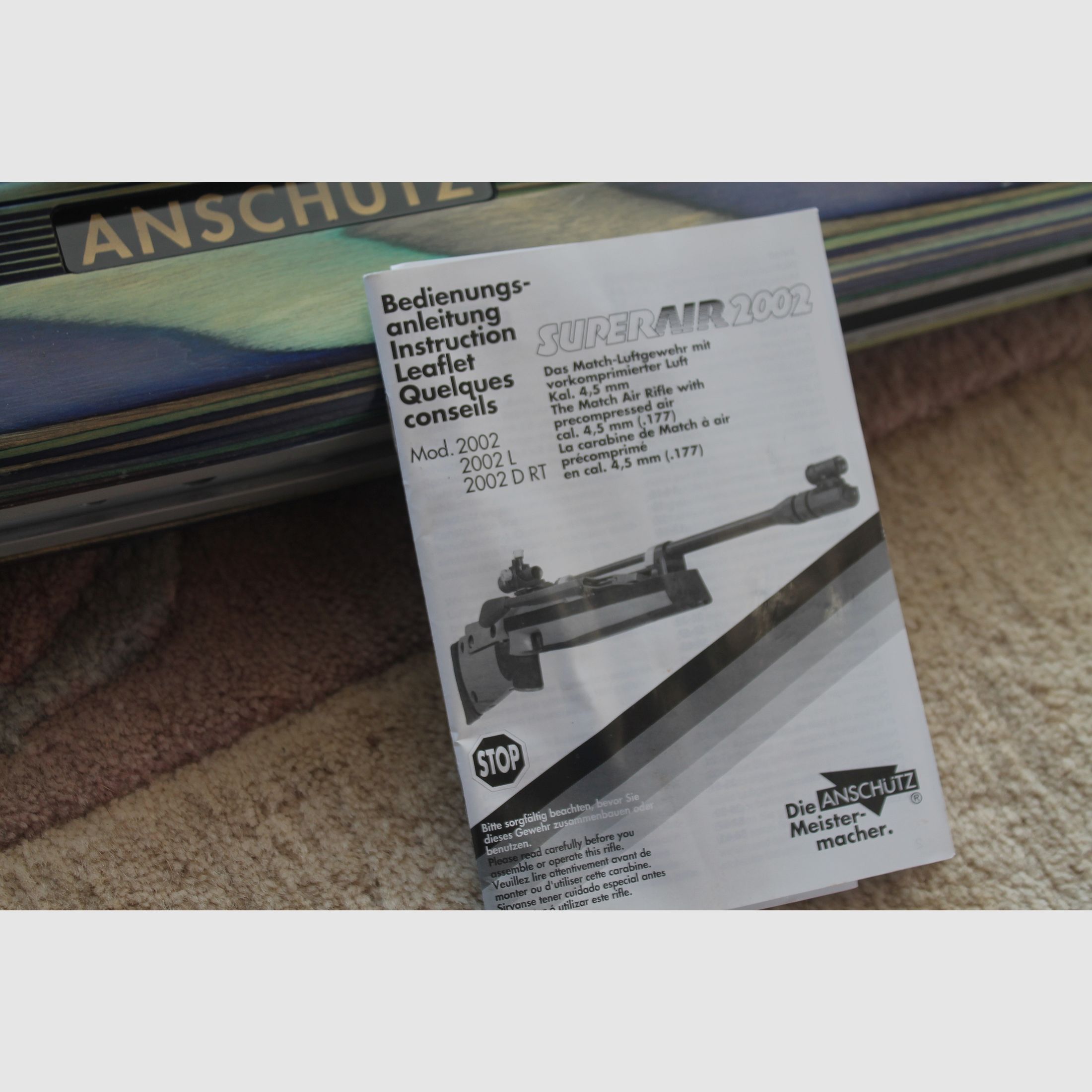Luftgewehr anschütz super air 2002