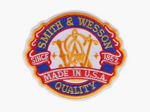 SMITH & WESSON STOFFABZEICHEN MADE IN USA