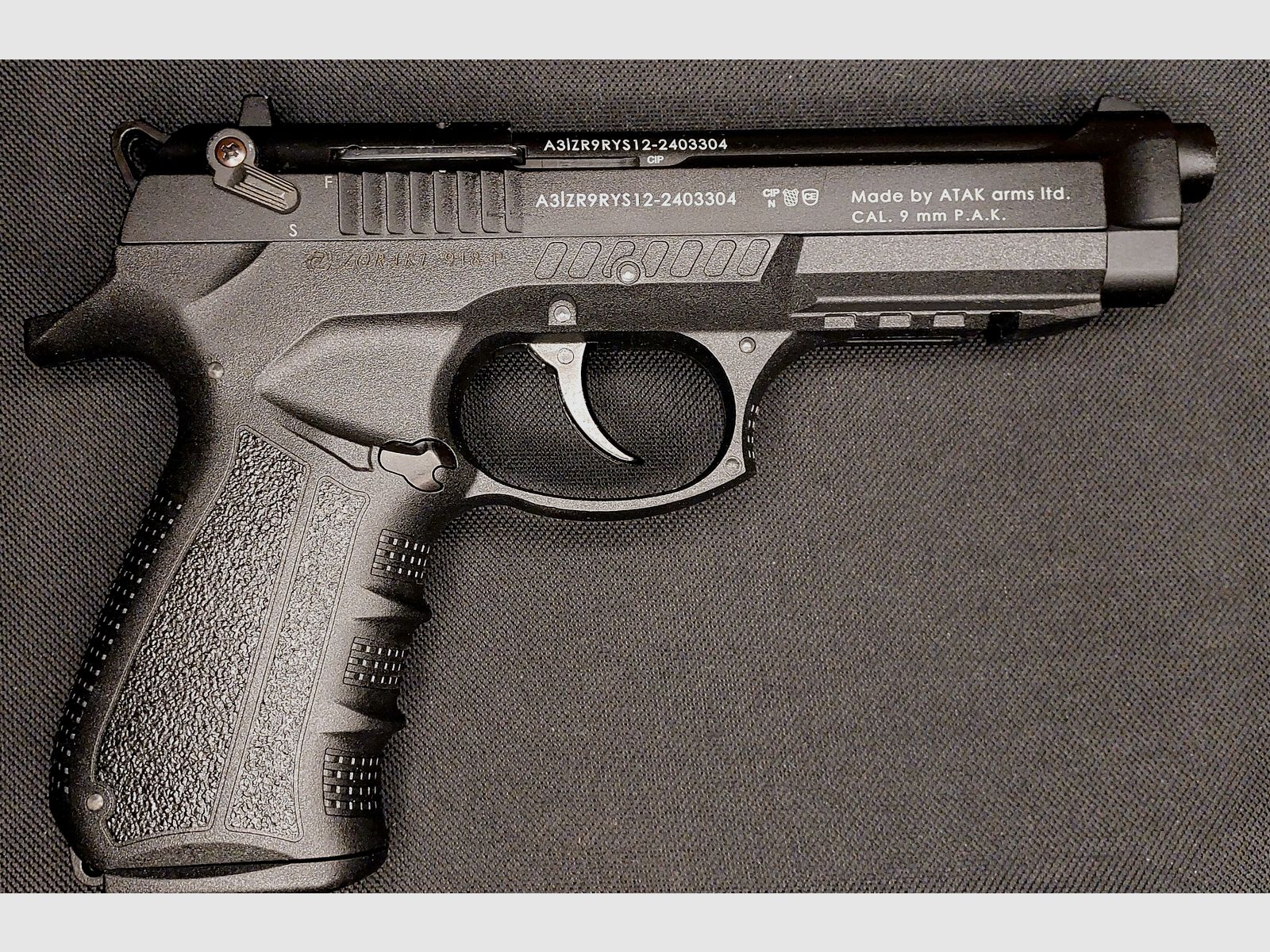 Zoraki 918-P TR-2024 9mm P.A.K. brüniert (PTB 1072) neuwertig Z 918 neuwertig