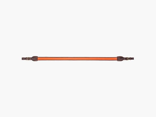 Bretelle carabine en cuir orange anti-dérapante – Country Sellerie