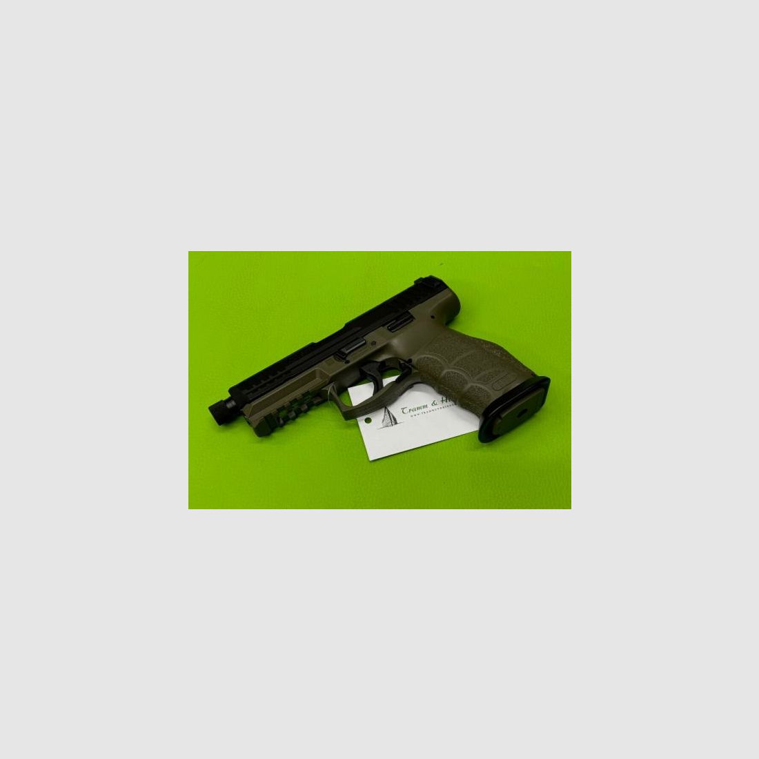 Heckler & Koch SFP9-SD Optical Ready w kolorze zieleni NATO 9mm Luger pistolet - Limitowany! - Tramm & Hinners Hamburg - broń sportowa i myśliwska