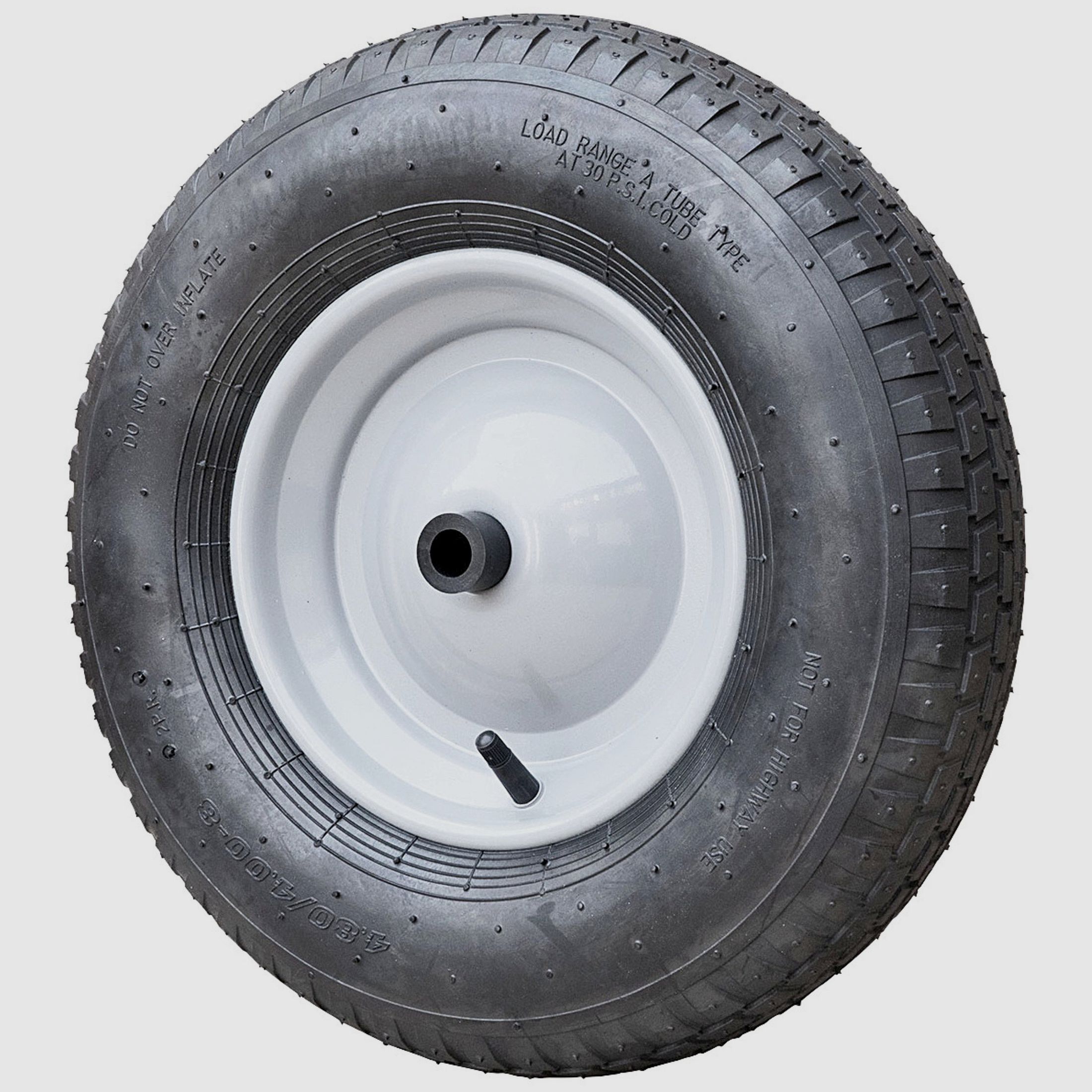 Capito Luftrad 400/100 auf Stahlblechfelge