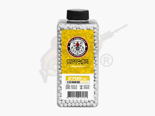 Perfect Airsoft BB`s 0.25g (2.700 Stück) diameter 5,95mm - Weiß