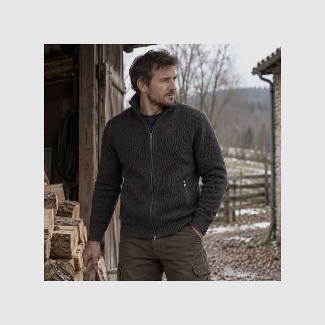 Green Galéo Men's Microfleece Lined Zip Vest, image 1 of 3