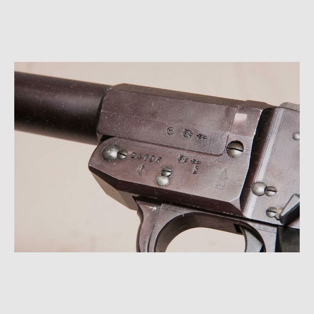 Suhl signal pistol LP 1 SigPi flare pistol Ministry of Defense stamping