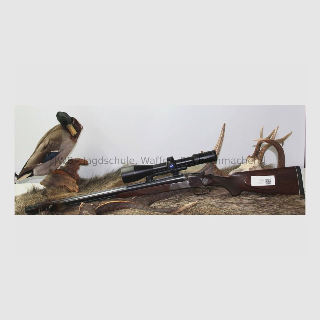 Sauer & Sohn mit Zeiss Victory Varipoint und mündungslangen ESL 8x57JRS;16/70;.22Hornet