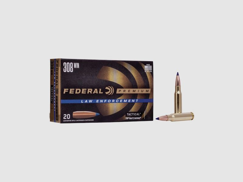 Federal TRU (Tactical Rifle Urban) .223 Rem. 77GR Tactical Tipped MatchKing 20 Patronen