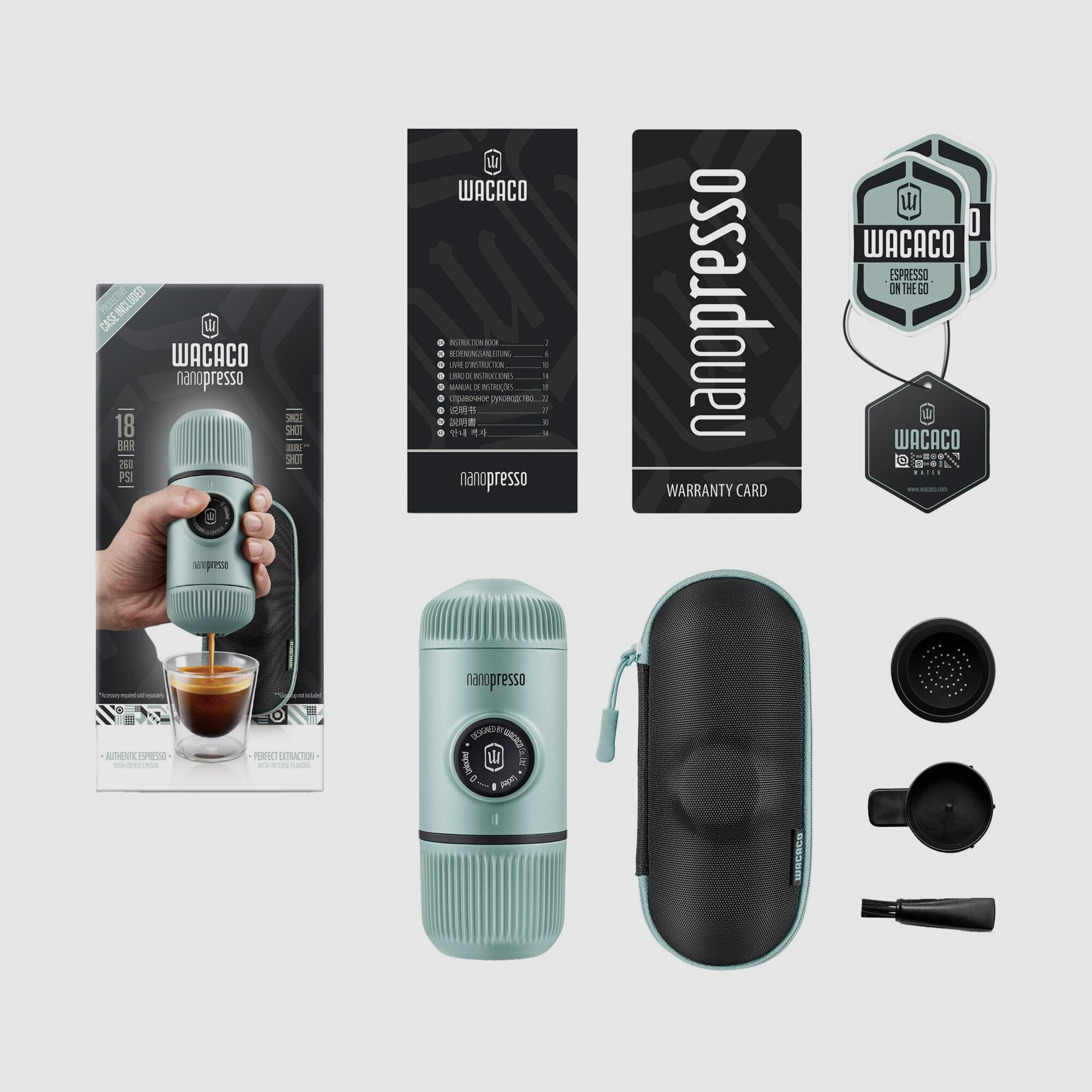 Portable Espresso Machine Nanopresso, black, image 10 of 14