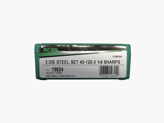 RCBS 3DIE STAAL 45-120 3 1/4 SHARPS