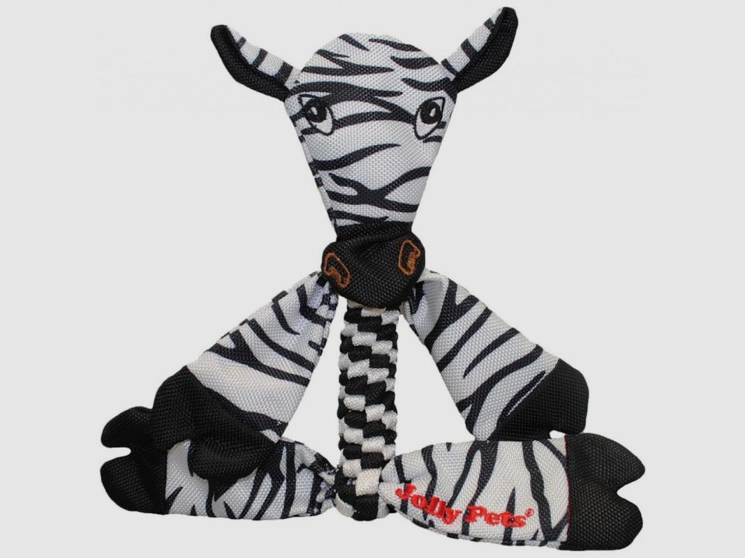 JOLLY PETS Juguete chirriador Cebra S