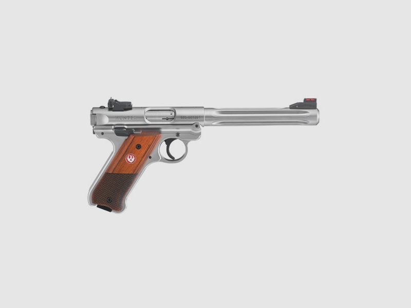 Ruger Mark IV Hunter de acero inoxidable, calibre .22lr || Pistola