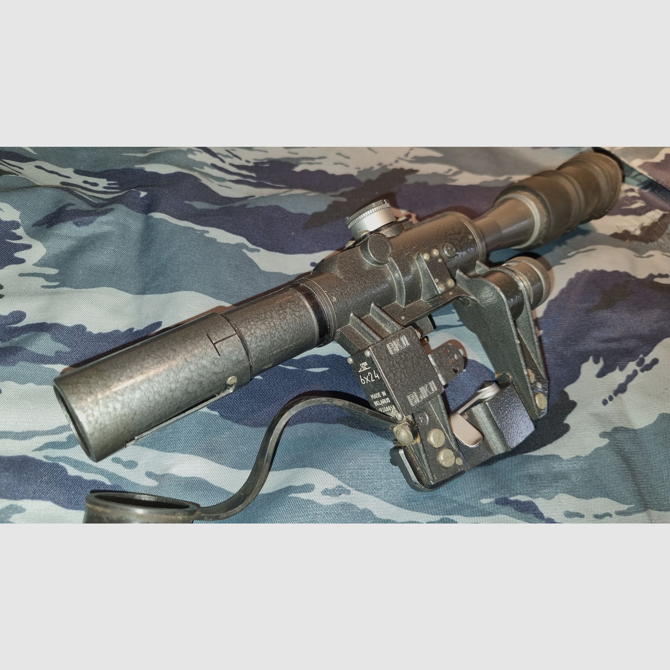 Visor Belaruso BelOMO POSP 6x24 (PSO-1) para SVD Dragunov & AK Kalashnikov SAIGA / Rusia / Unión Soviética / URSS